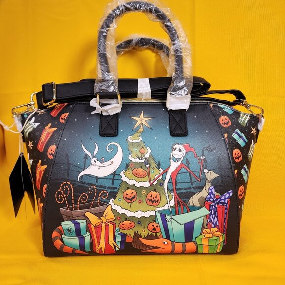 Loungefly The Nightmare Before Christmas Sandy Claws Zero Satchel Handbag NEW - Picture 13 of 13